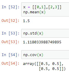 numpy mean