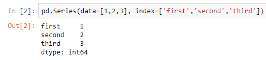 series in pandas