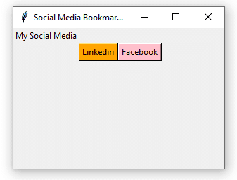 tkinter bookmark app gui