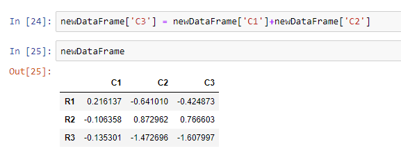 new column in data frame