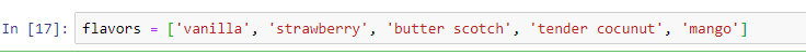 graphical representation of data python