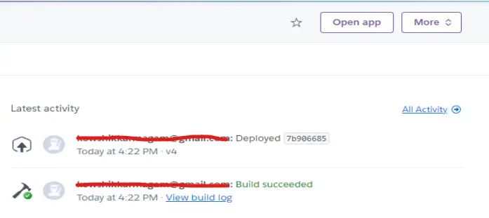 heroku flask app deployment status