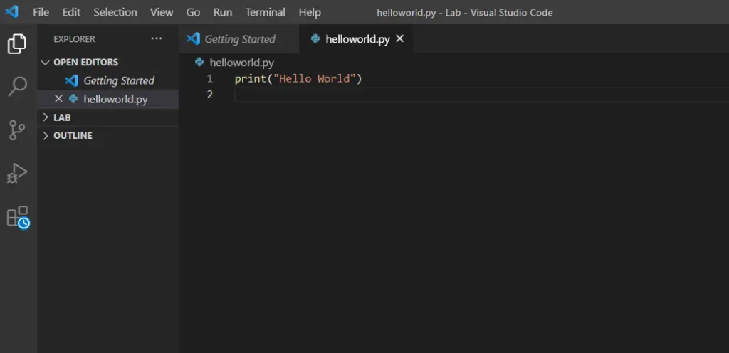 Visual Studio Code