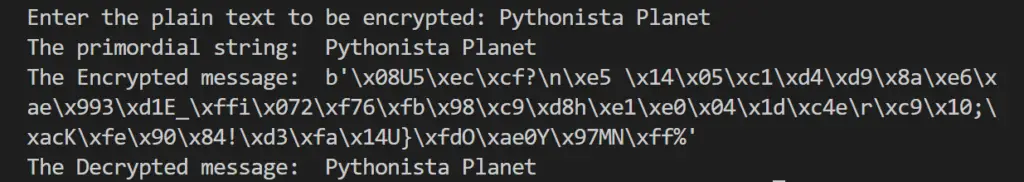 Cryptography using rsa algorithms in Python