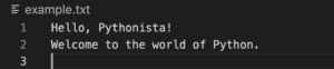 20 Python File I/O Exercises and Examples – Pythonista Planet
